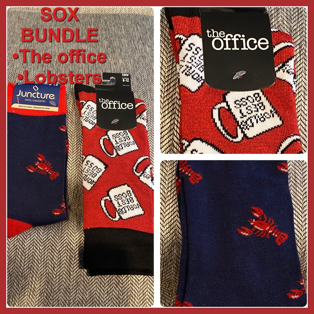 Sox, The office & Lobsters Sox Bundle,  New